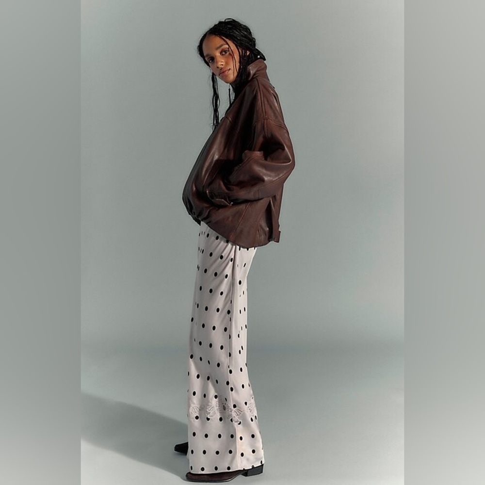 NWT Free People Sonny Leather Pullover Jacket - Picture 2 of 6